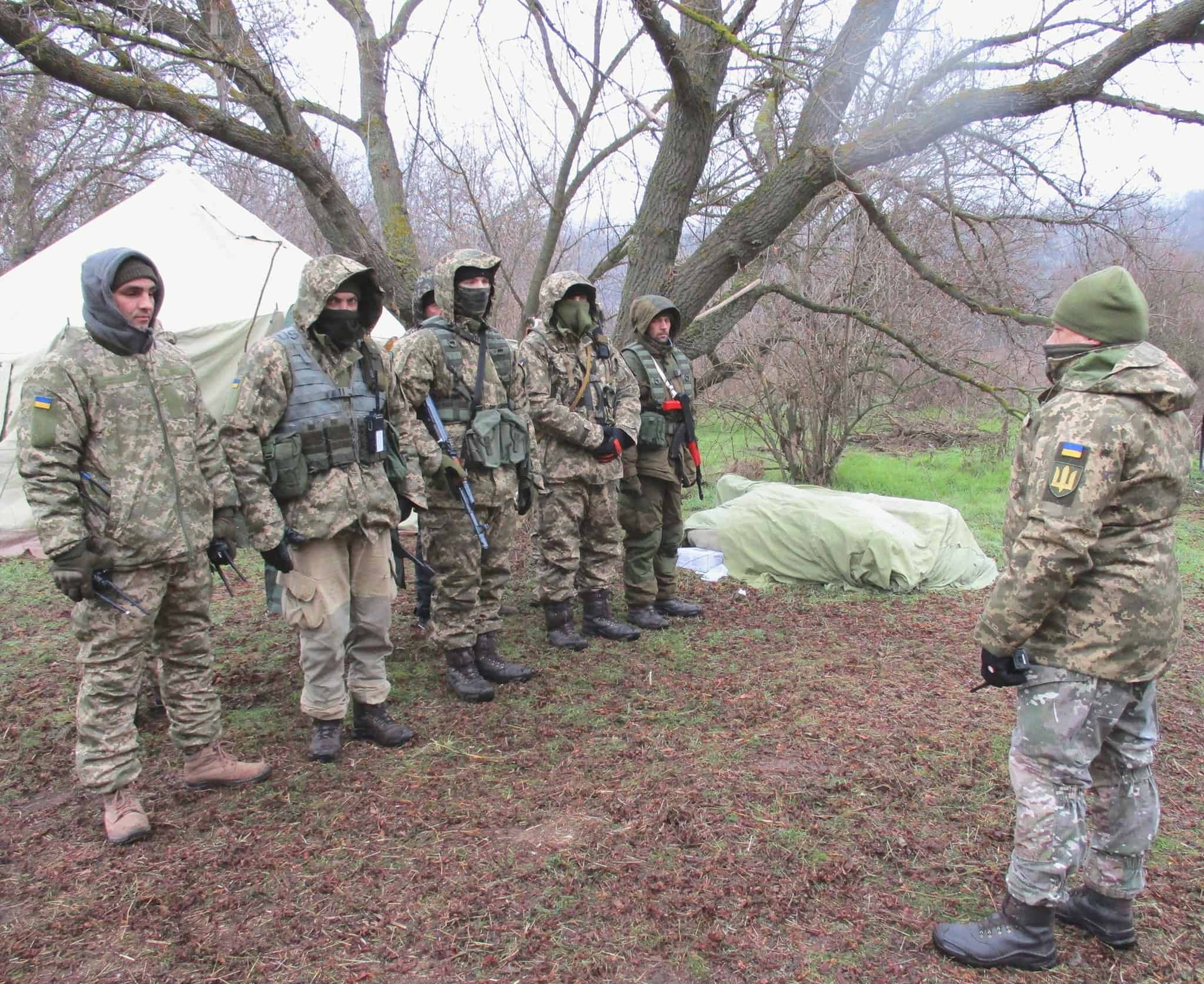Тренування резервістів територіальної оборони Запорізької області