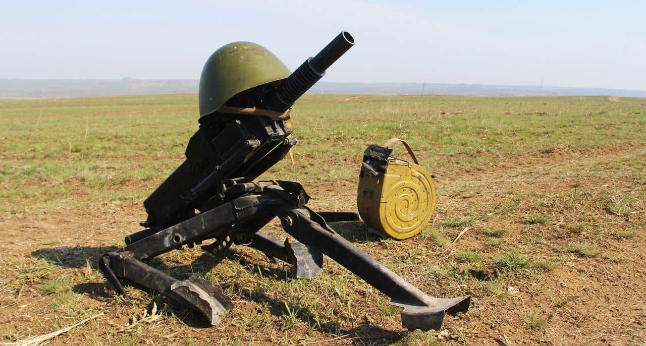 Фото: Автоматичний станковий гранатомет АГС-17 окупаційних сил Росії на Донбасі