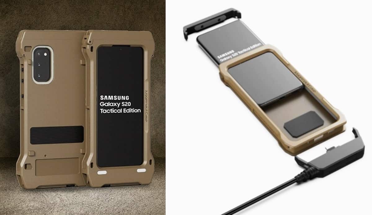 Смартфон Samsung Galaxy S20 Tactical Edition з чохлом Juggernaut.Case IMPCT