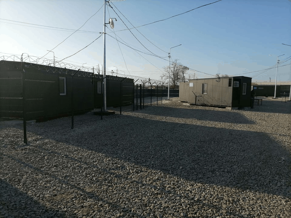 Територія у польовому таборі збудованому ДССТ на Херсонщині