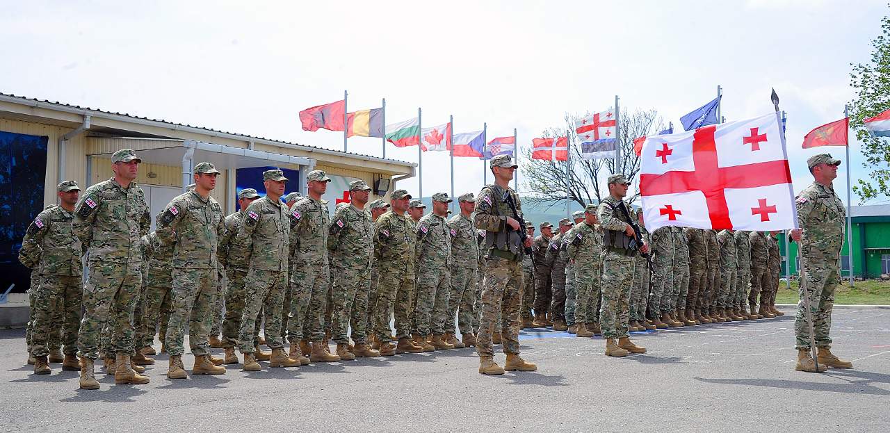 Військові на базі Грузії «Крцанісі». 2018 рік. Фото: МО Грузії