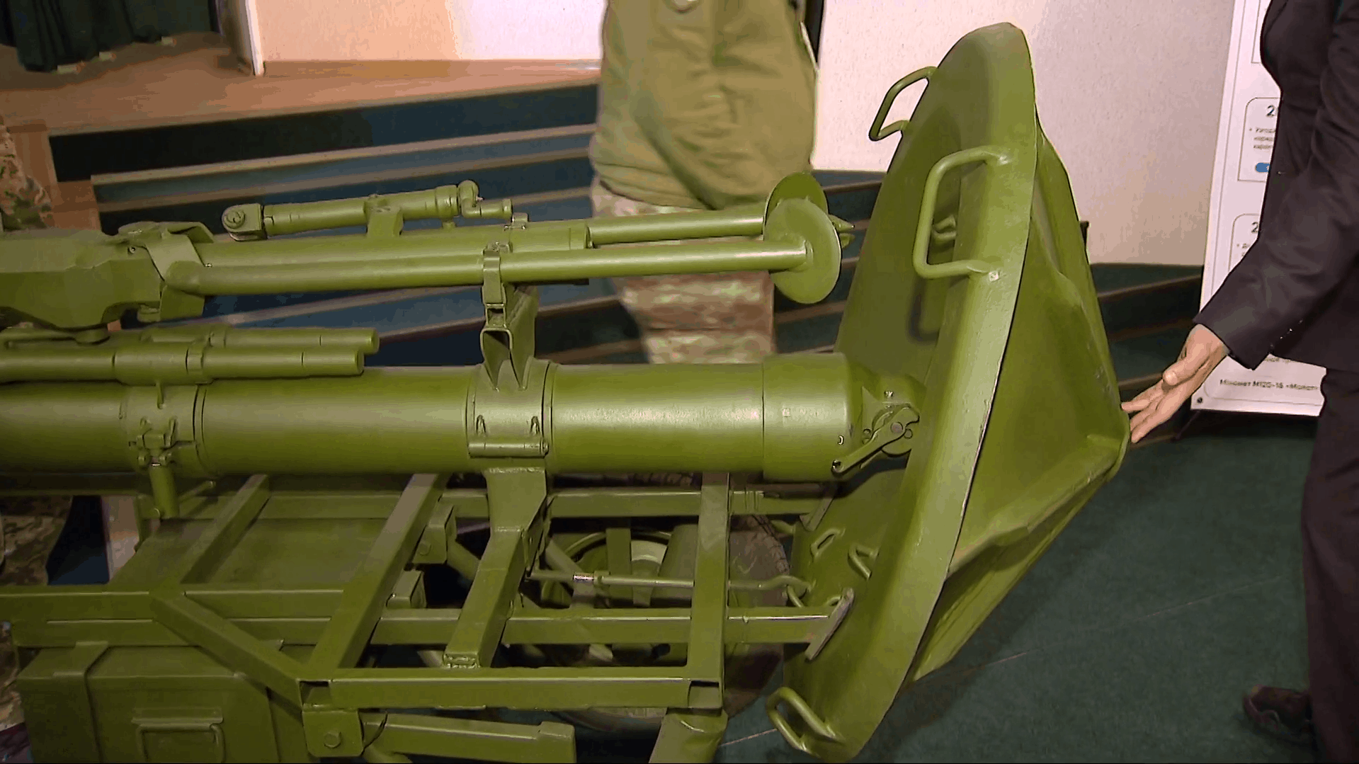 Модернізована версія 120-мм міномета «Молот» (М-120-15). Січень 2021. Фото: ICTV
