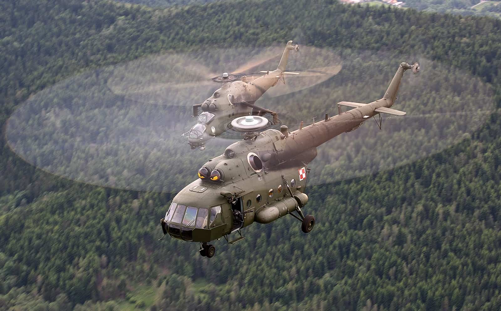 Польські гелікоптери Мі-8 та Мі-24