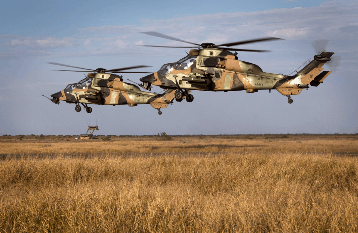Гелікоптери Tiger ARH Збройних сил Австралії ФОТО: Airbus