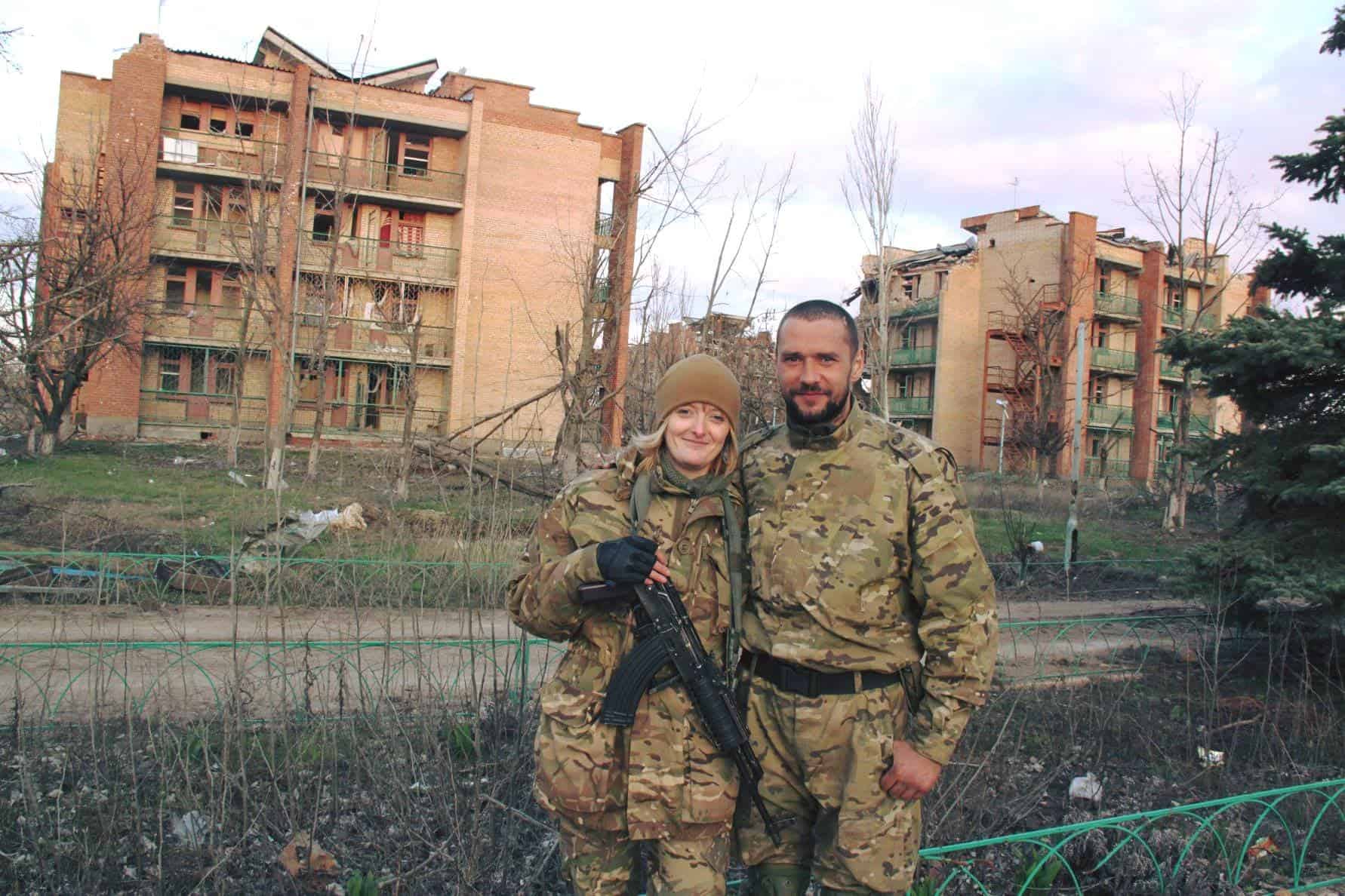 Вікторія Котеленець на фронті. Фото з відкритих джерел