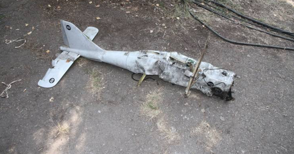 Збитий "Орлан-10" 23 липня 2014 року поблизу Амвросіївки Донецької області