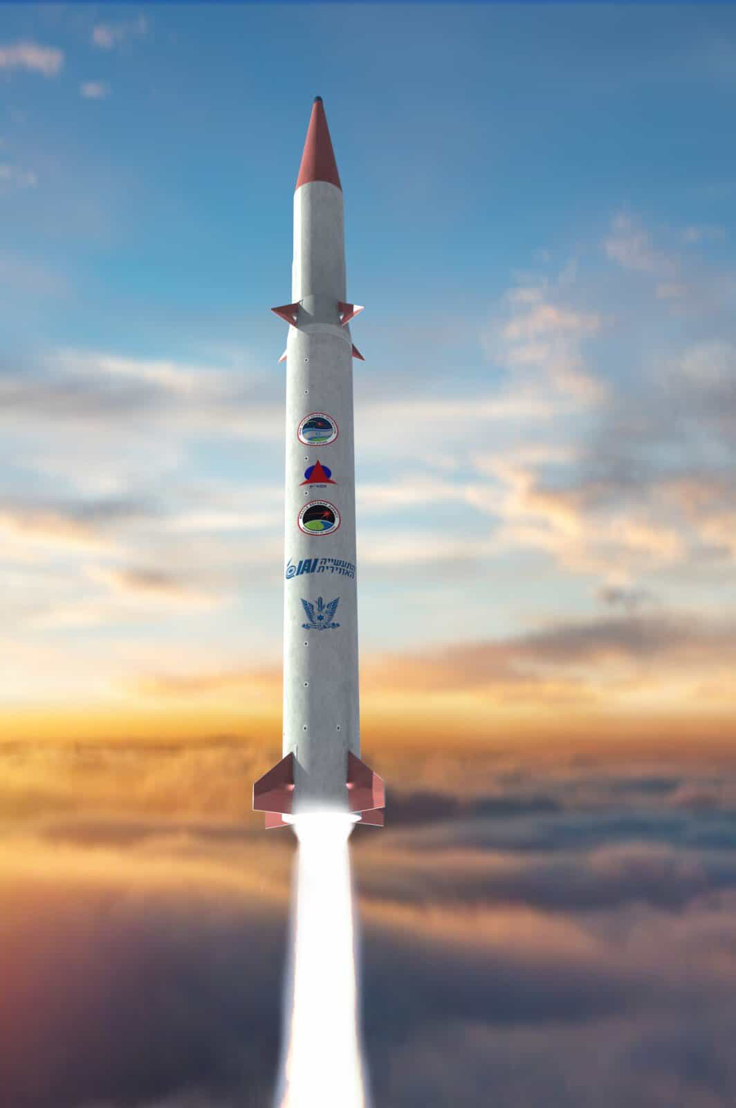 Проєктне зображення ракети комплексу Arrow-4 