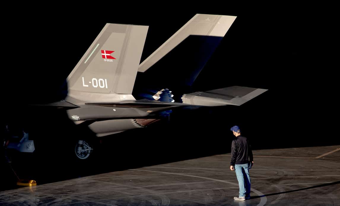 Ліврея першого данського винищувача F-35A