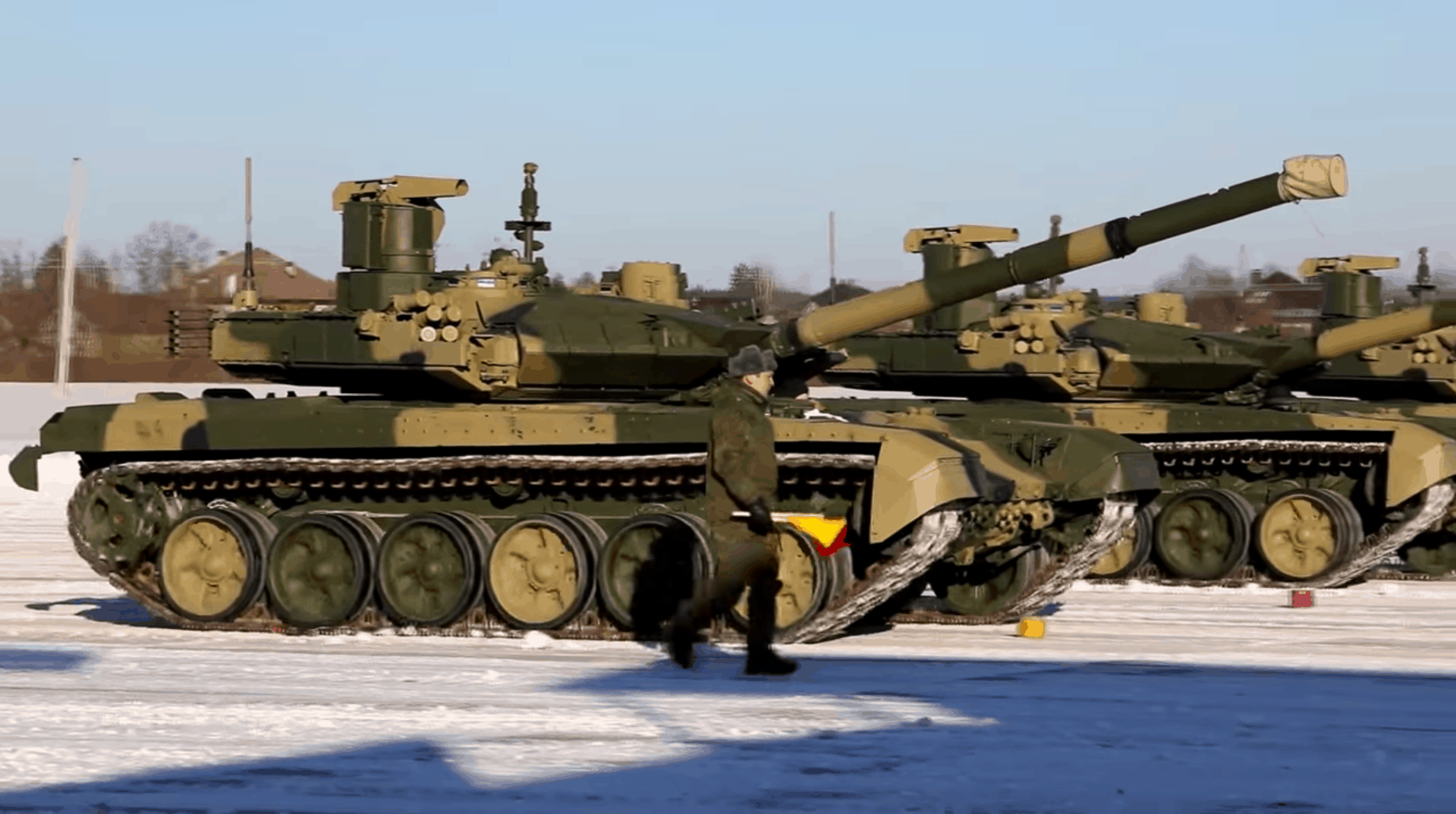 Т-90М, кадр з відео МО РФ