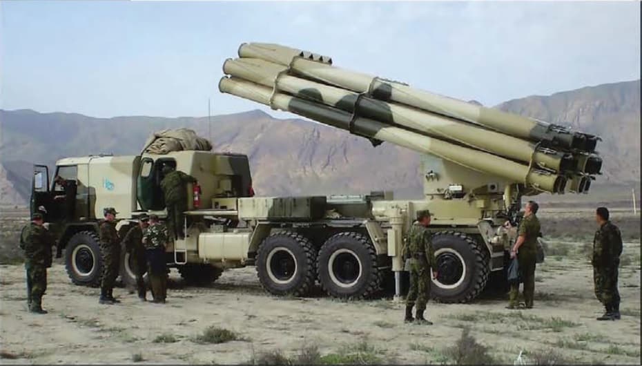 Пускова установка 300-мм реактивних снарядів на базі TATRA 816 LIWA