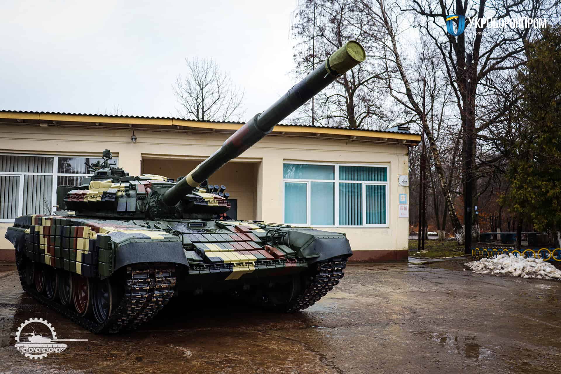 Відремонтований та модернізований на ДП «Львівський бронетанковий завод» танк Т-72