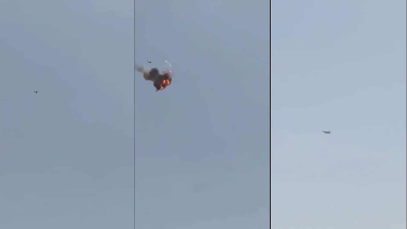 Збиття єменського дрону-камікадзе Qasef-2K