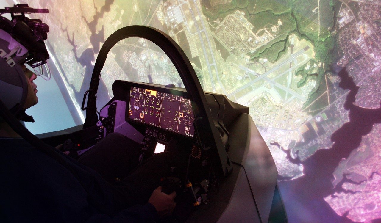 Симулятор F-35, фото - Lockheed Martin