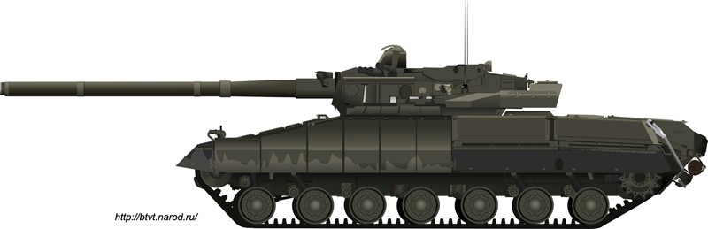 Об'єкт 477, схема танка з сайту Андрія Тарасенка http://btvt.info/ 