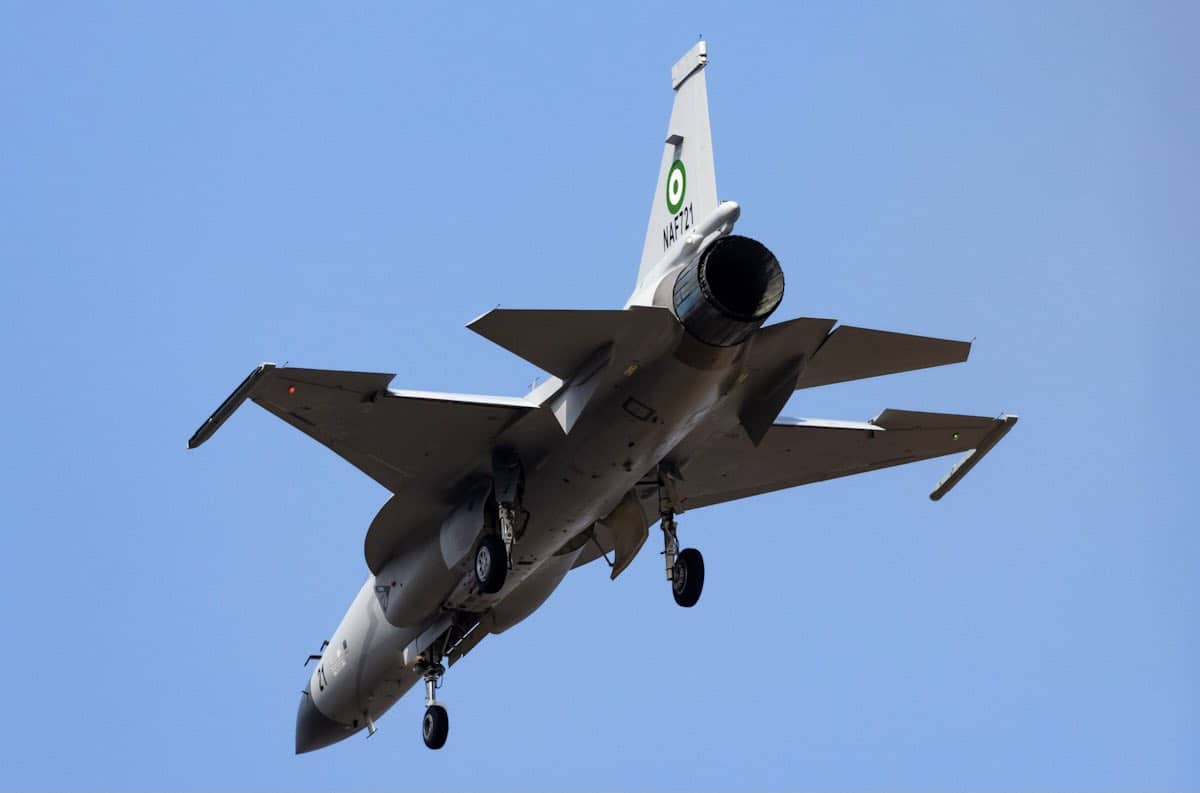 Багатоцільовий винищувач JF-17N Thunder Повітряних сил Нігерії