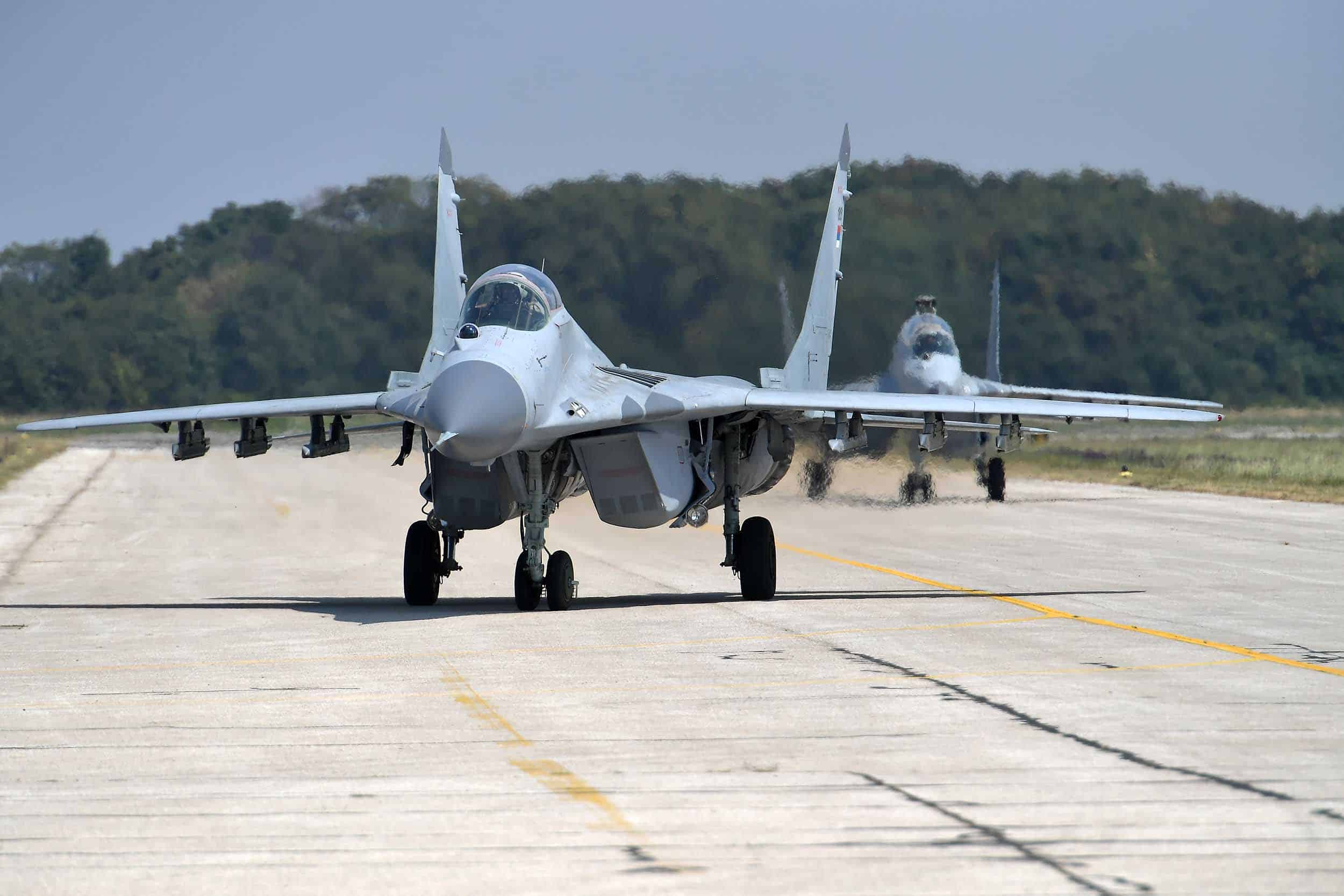 Сербські винищувачі МіГ-29 передані Росією