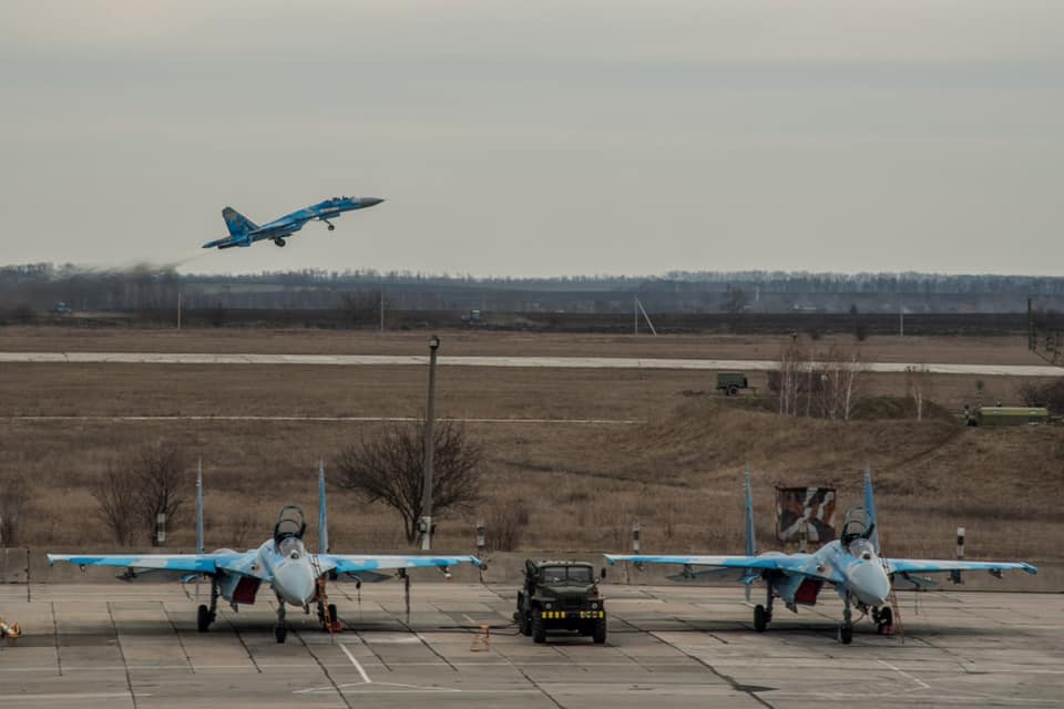 Українські винищувачі Су-27