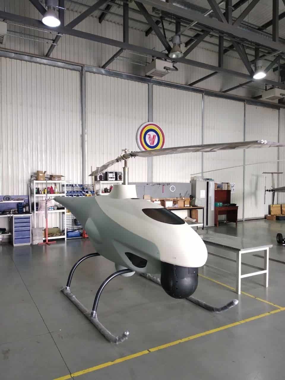 Макет безпілотного літального апарату гелікоптерного типу від ПрАТ «Рамзай» 