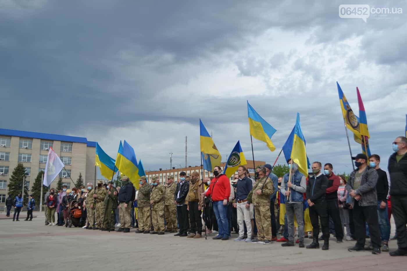 Мітинг ветеранів під Луганською ОДА