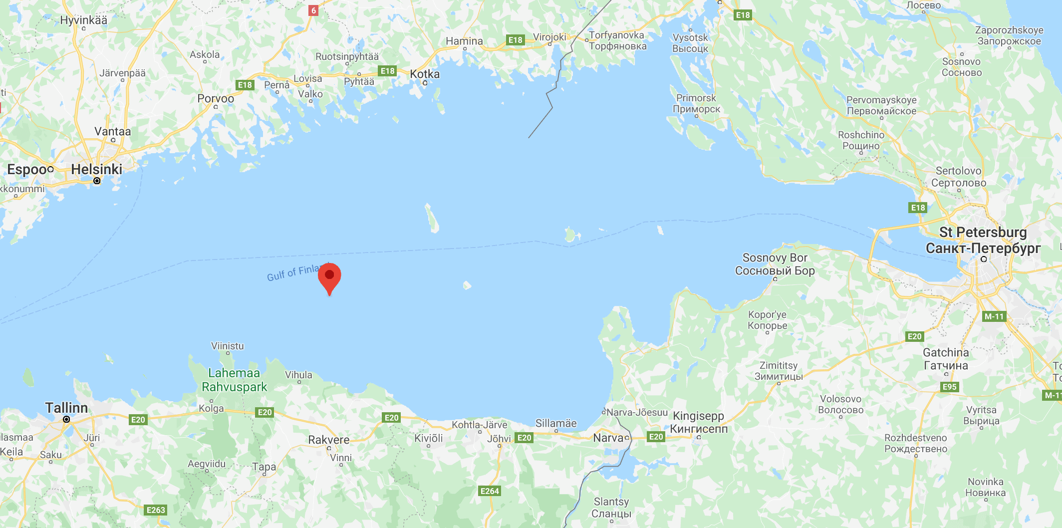 Острів Вайндлоо у Фінській затоці