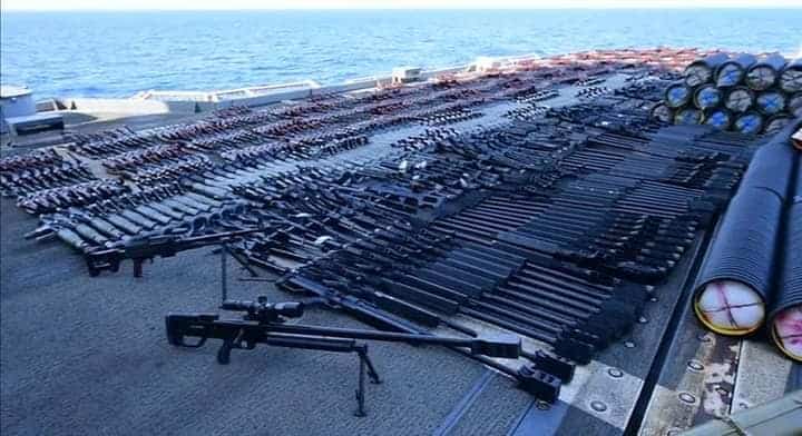 Партія зброї перехопленої у Аравійському морі