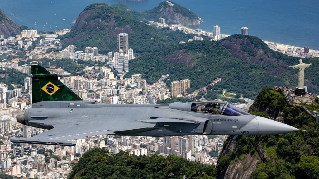 Винищувач JAS-39 Gripen Повітряних сил Бразилії