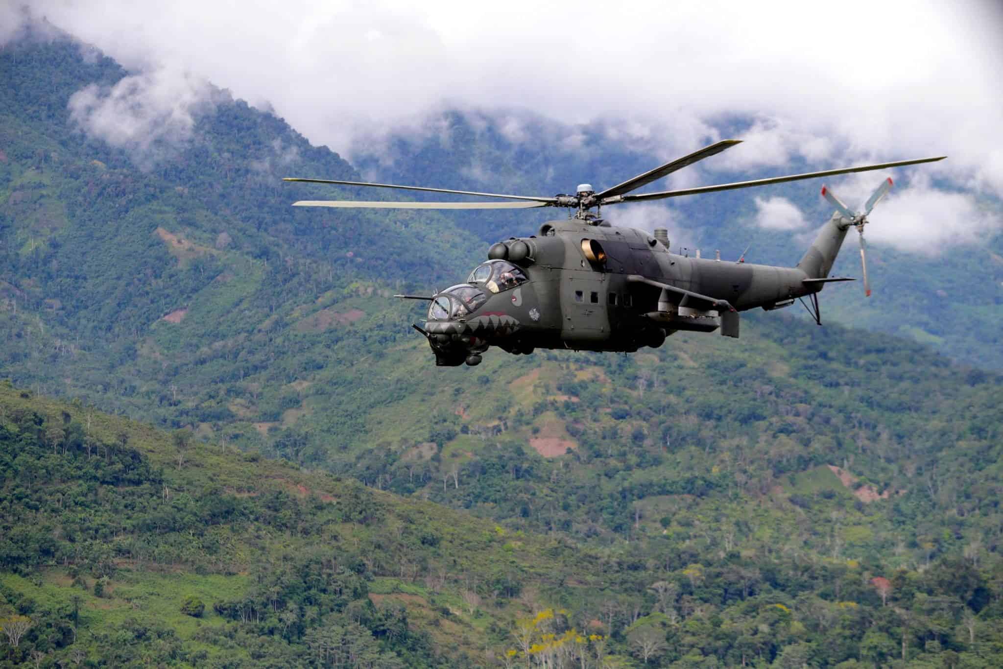 Перуанський ударний гелікоптер Ми-25