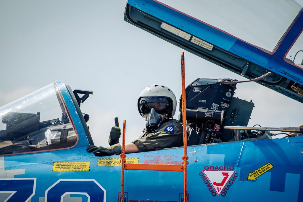 Пілот України у Су-27. Серпень 2021. Фото: ЗСУ