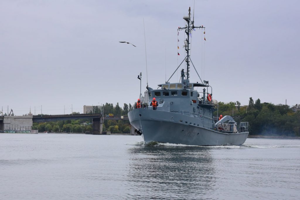Рейдовий тральщик «Генічеськ» (M360) ВМС ЗСУ. Вересень 2021. Фото: "Миколаїв – місто корабелів"