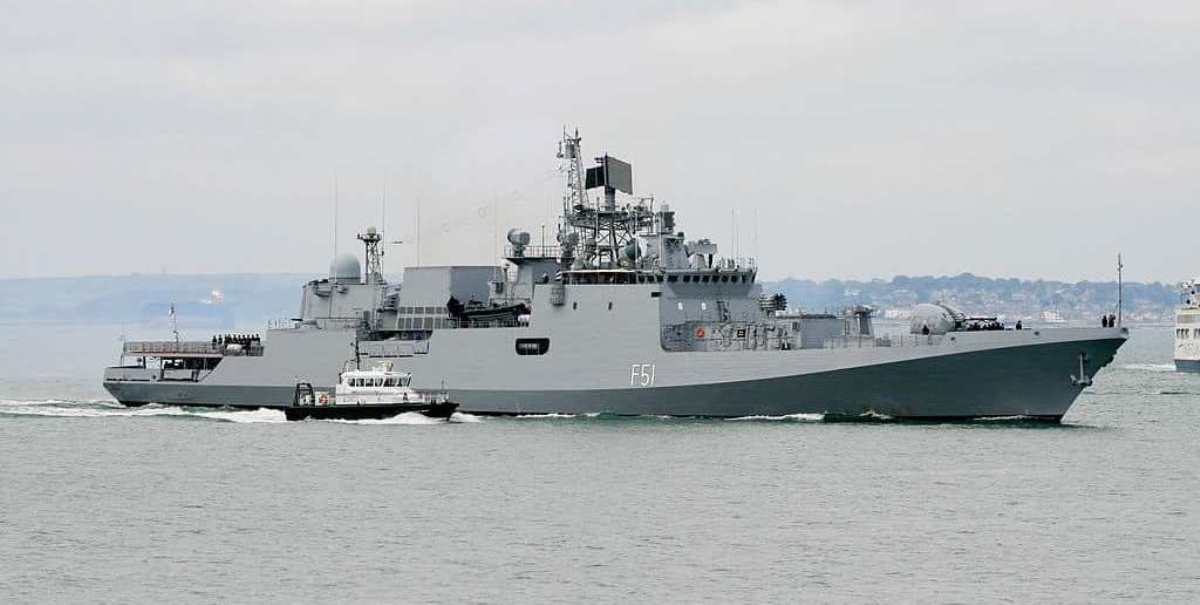 Фото: INS «Trikand» (F51) класу Talwar у 2013-у році. Новина: Українське ДП «Зоря»-«Машпроект» уклало контракт на постачання газотурбінних агрегатів для потреб Військово-морського флоту Індії. 