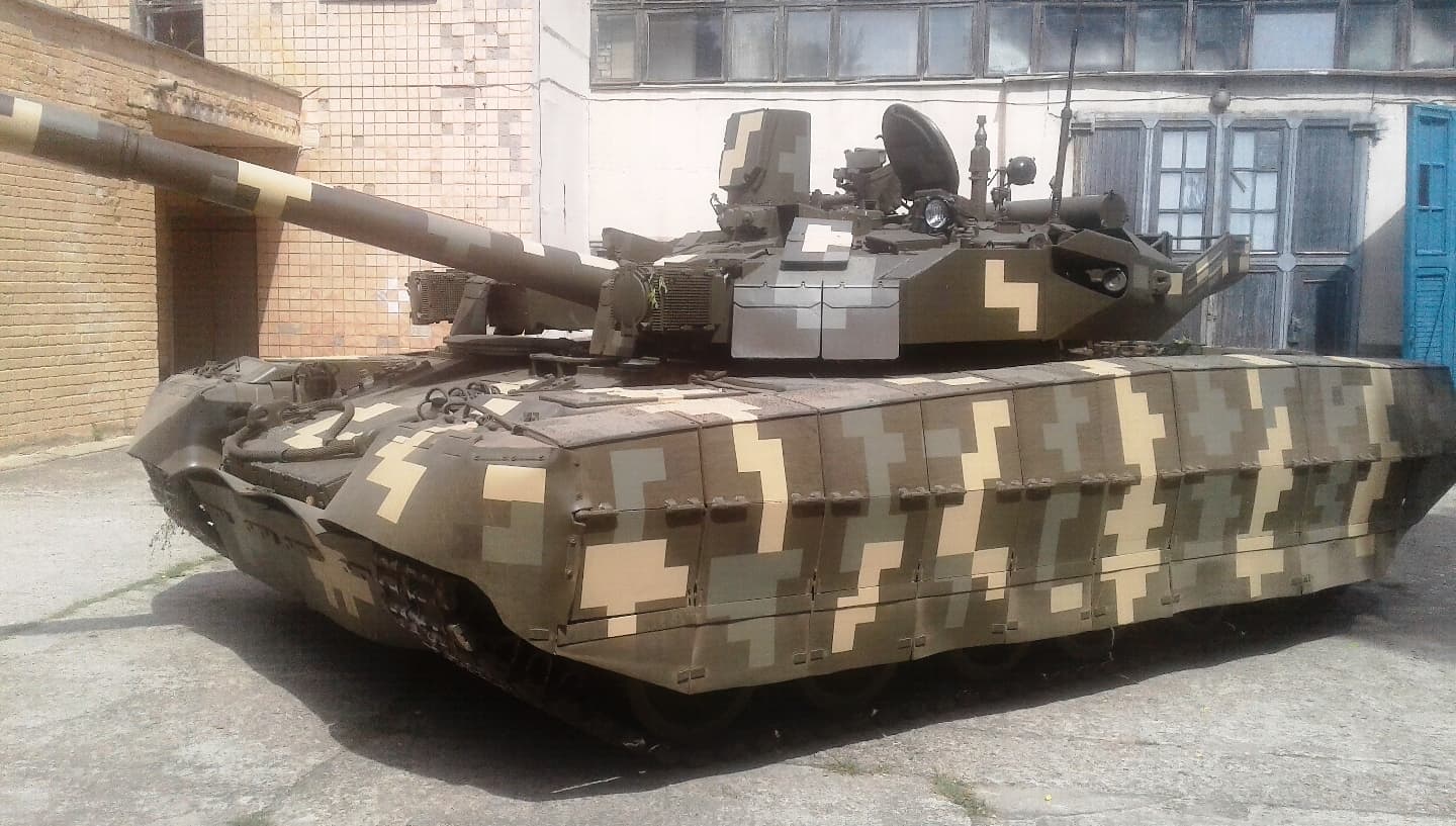 Танк Оплот на території Конструкторсько-технологічного центру Міністерства оборони України, 2021 рік