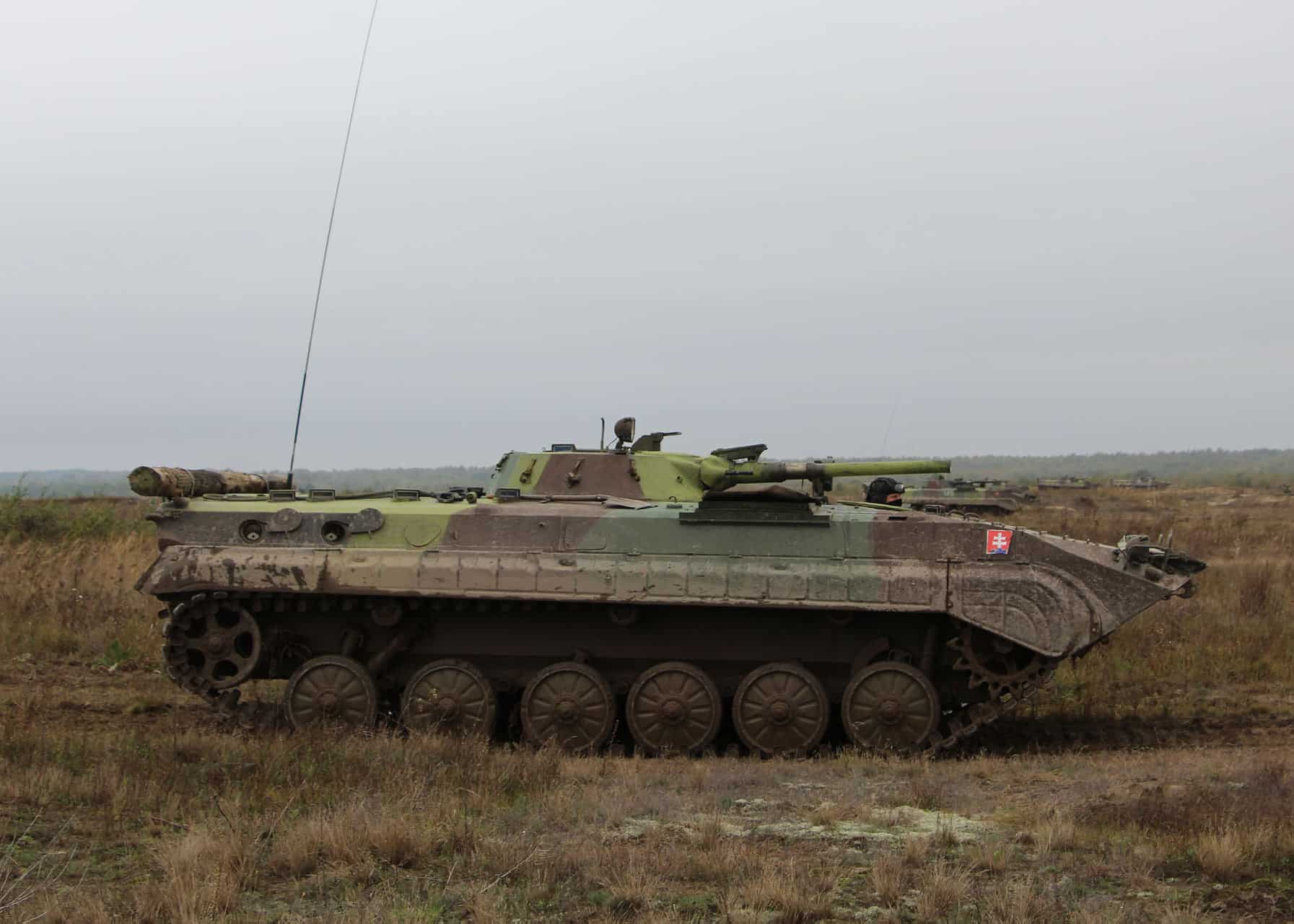 Словацька бойова машина БМП-1 на території України під час навчань «Об'єднані зусилля - 2021»