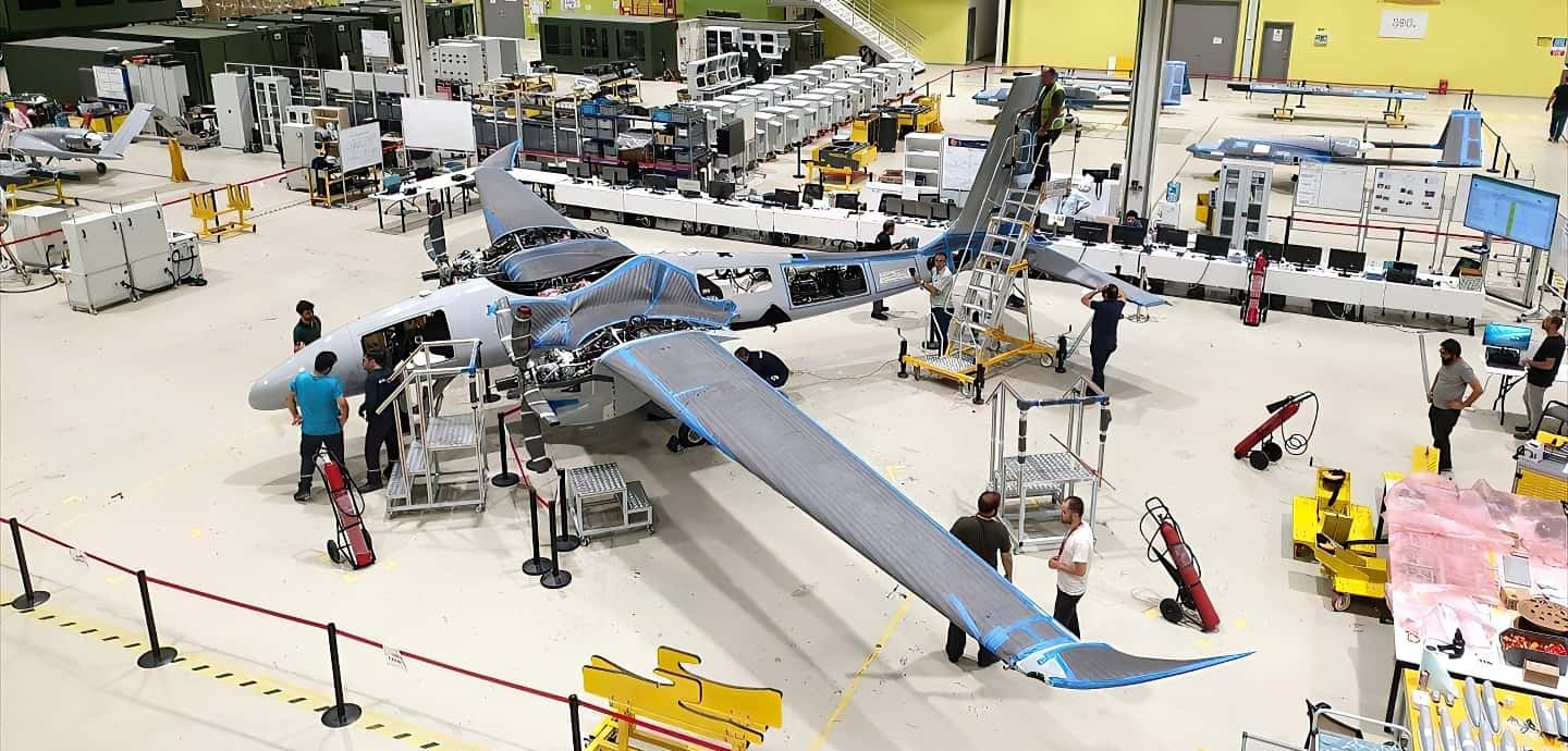 Процес виробництва безпілотних літальних апаратів Bayraktar TB2 та Akinci