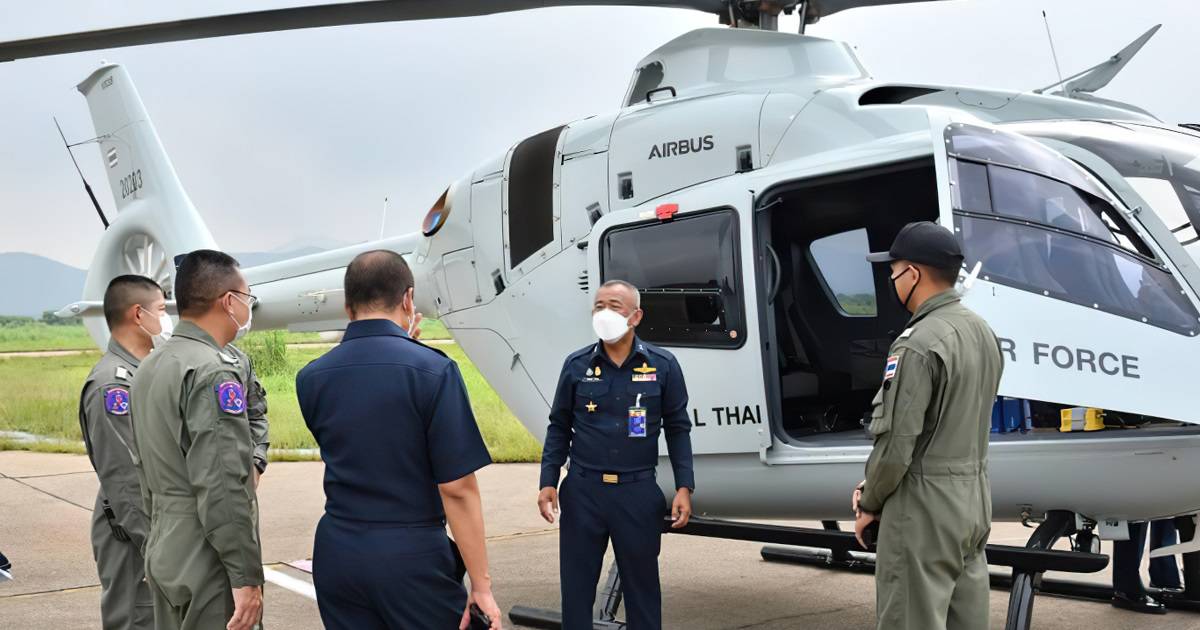 Перший вертоліт Airbus Helicopters H135 Повітряних сил Таїланду. Вересень 2021