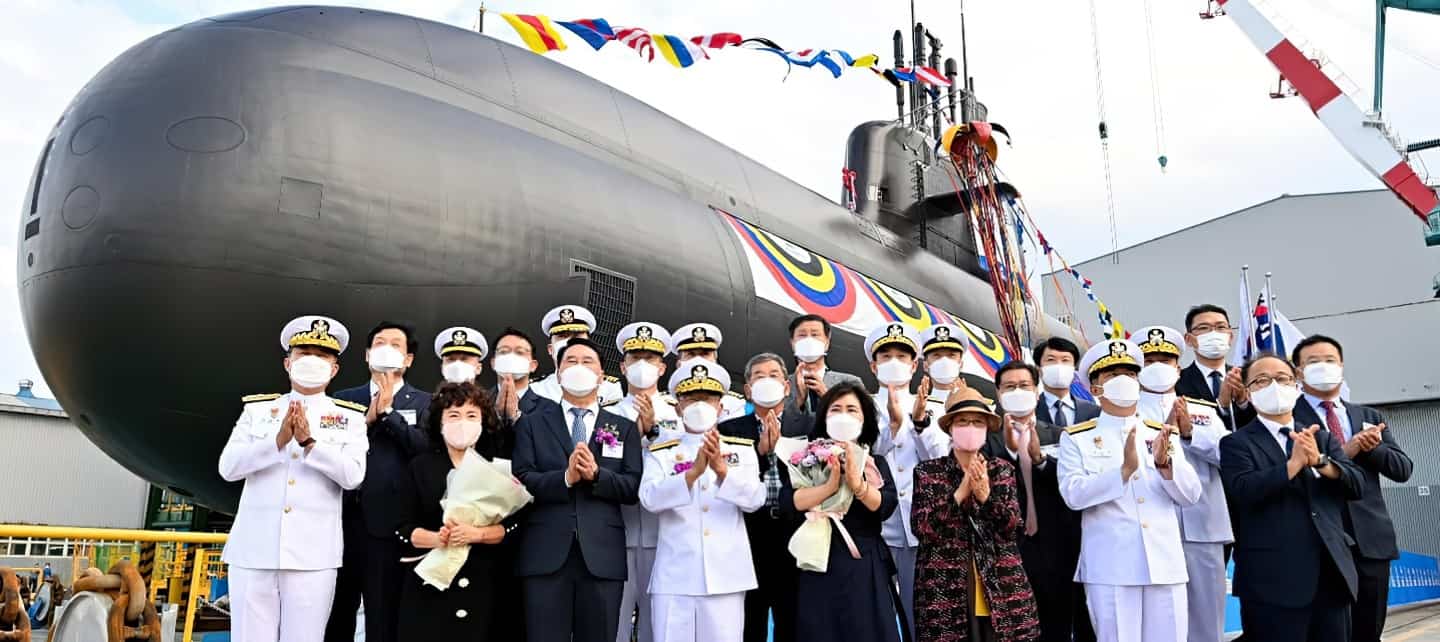 Церемонія прийняття підводного човна «Shin Chae-ho» (SS 086). Вересень 2021. Фото: ВМС Республіки Корея