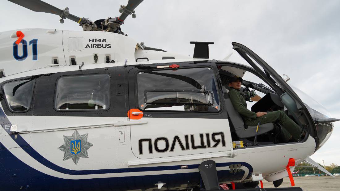 Н145 Airbus Національної поліції України. Жовтень 2021. Фото: МВС