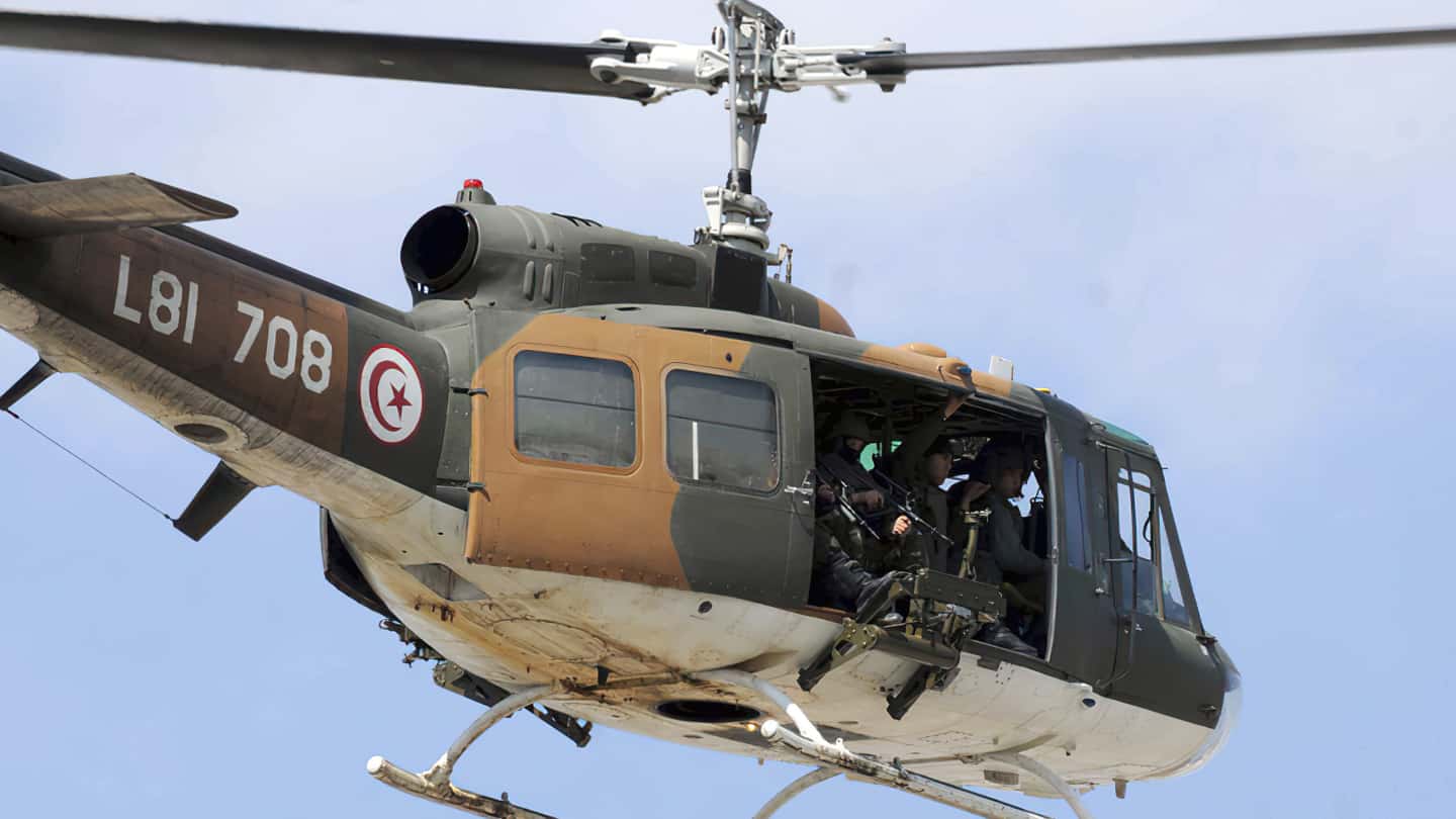 У Тунісі розбився військовий гелікоптер. Гелікоптер повітряних сил Тунісу. Фото з відкритих джерел