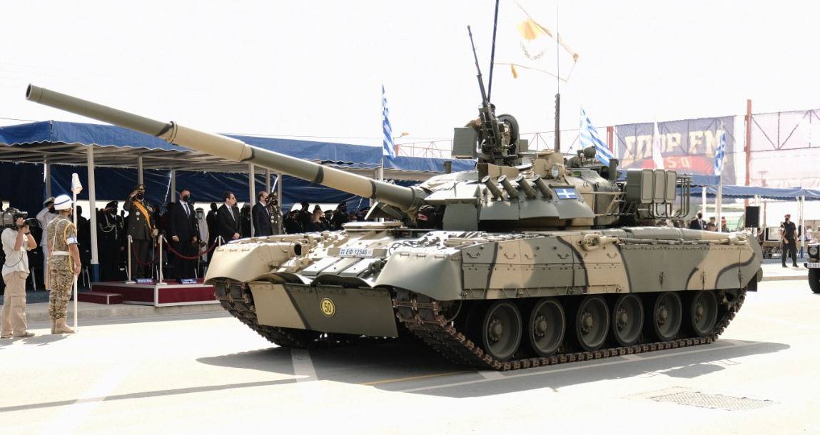 Танк Т-80У Республіки. Жовтень 2021. Фото: ЗМІ Кіпру