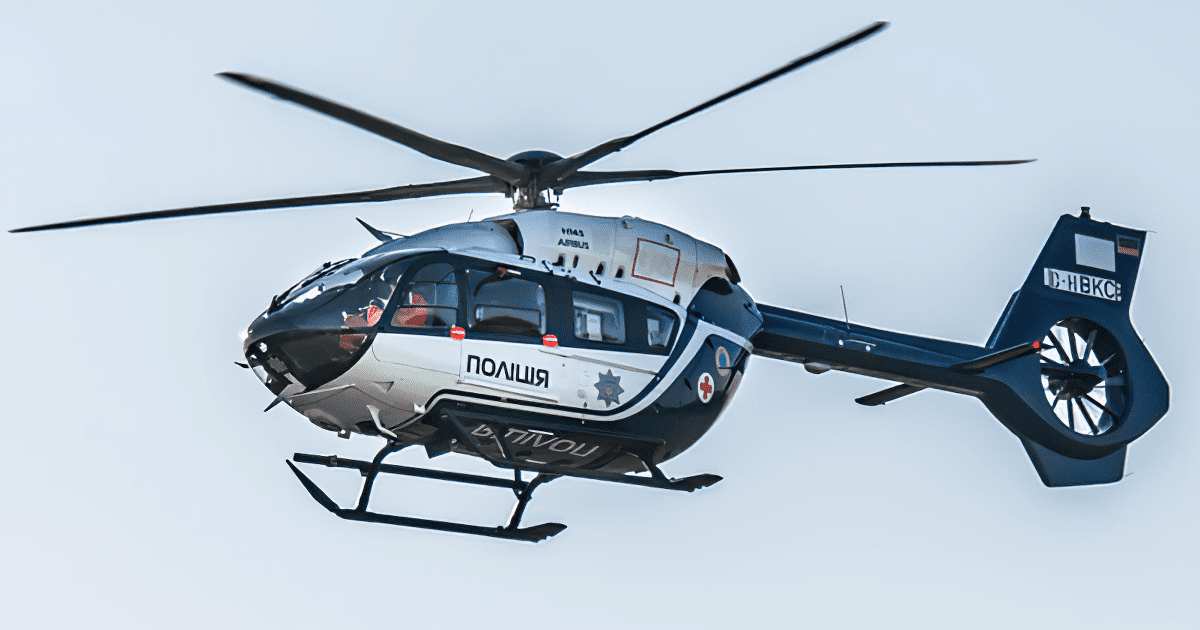 Шостий гелікоптер H145 D3 для Нацполіції. Жовтень 2021. Фото Олексія Треніна