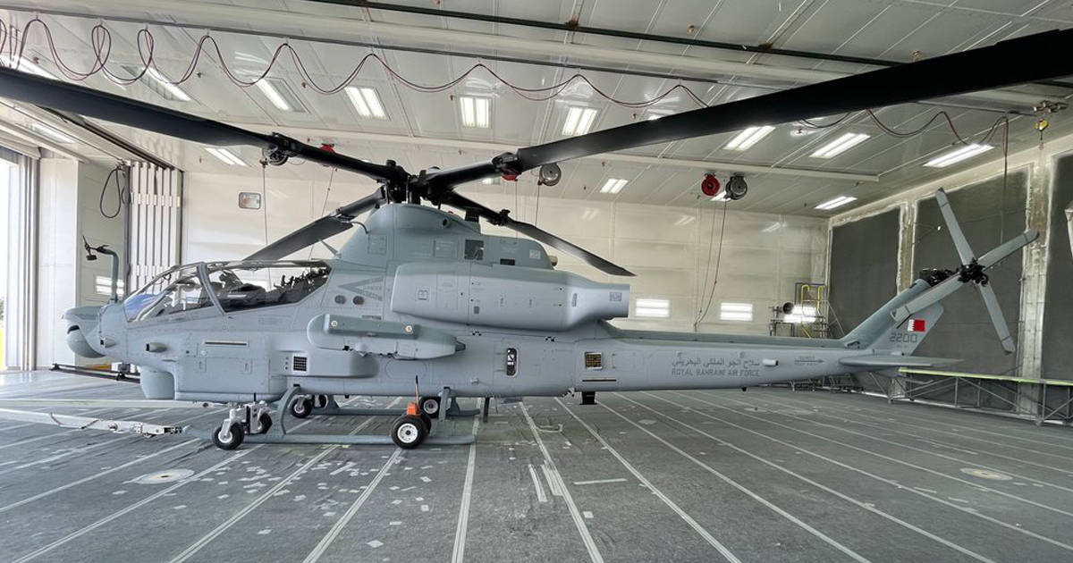 Перший вертоліт AH-1Z «Viper» для Бахрейну. Жовтень 2021. Фото: Bell