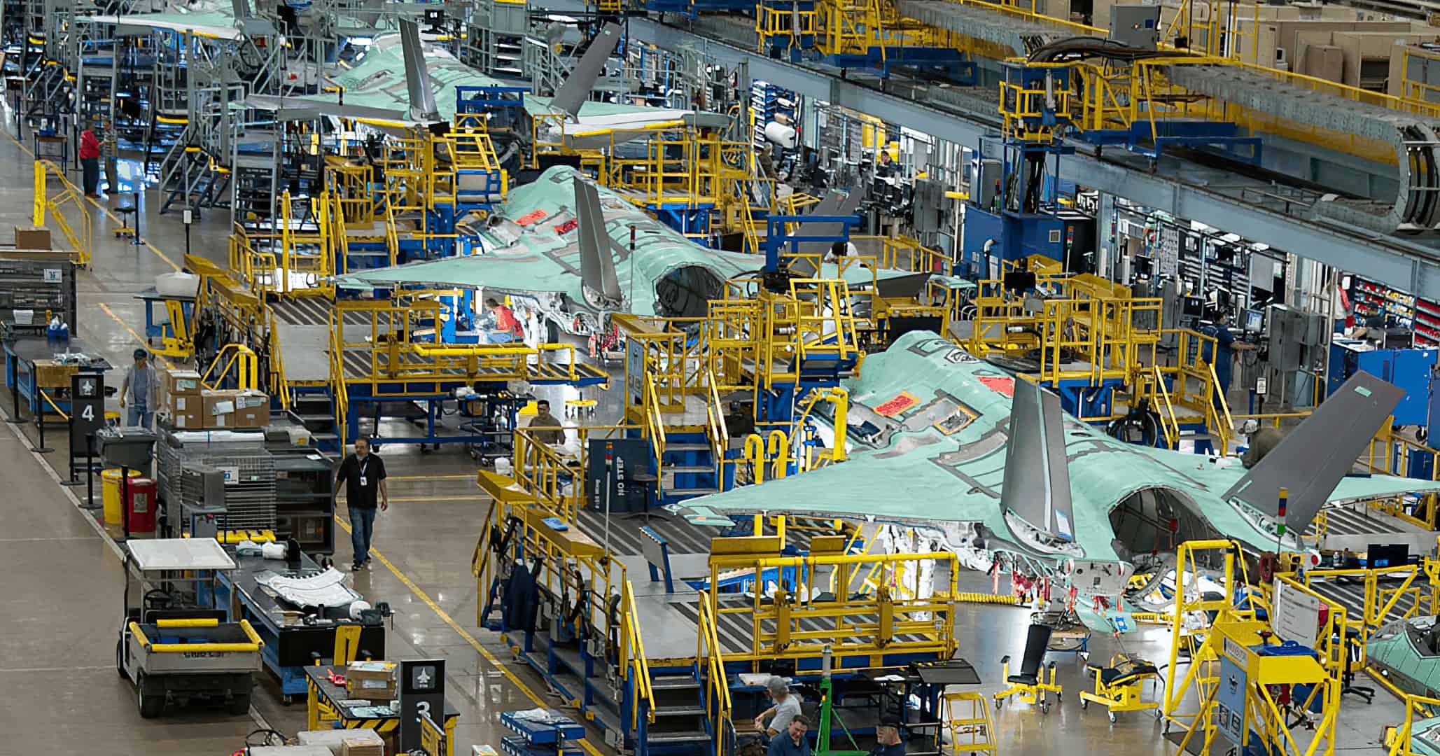 Будівництво винищувачів F-35. Фото: Lockheed Martin