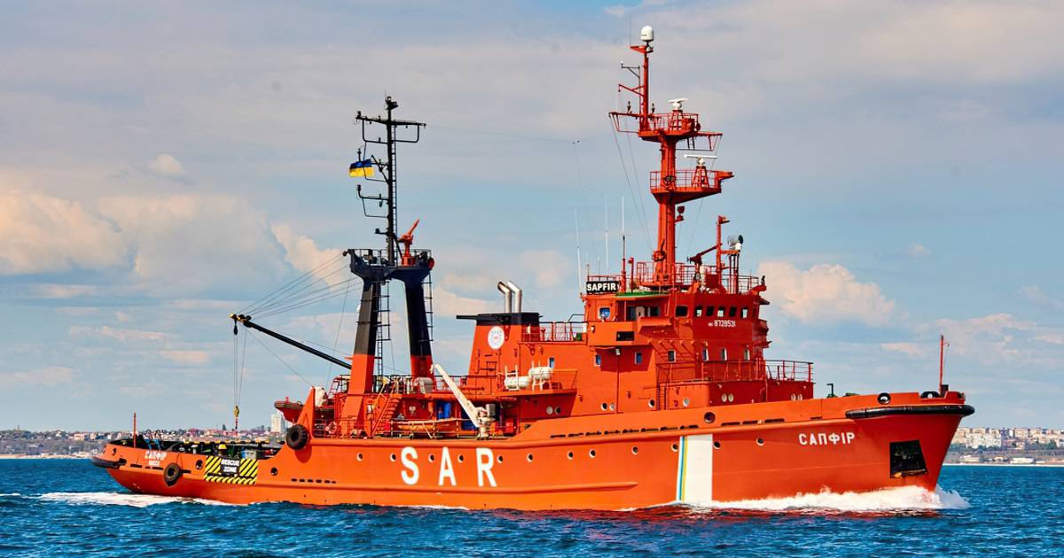 Пошуково-рятувальне судно проєкту 1454 «Сапфір». Фото: Морська пошуково-рятувальна служба