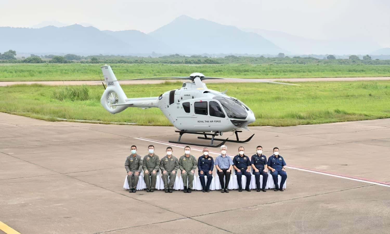Перший вертоліт Airbus Helicopters H135 Повітряних сил Таїланду. Вересень 2021