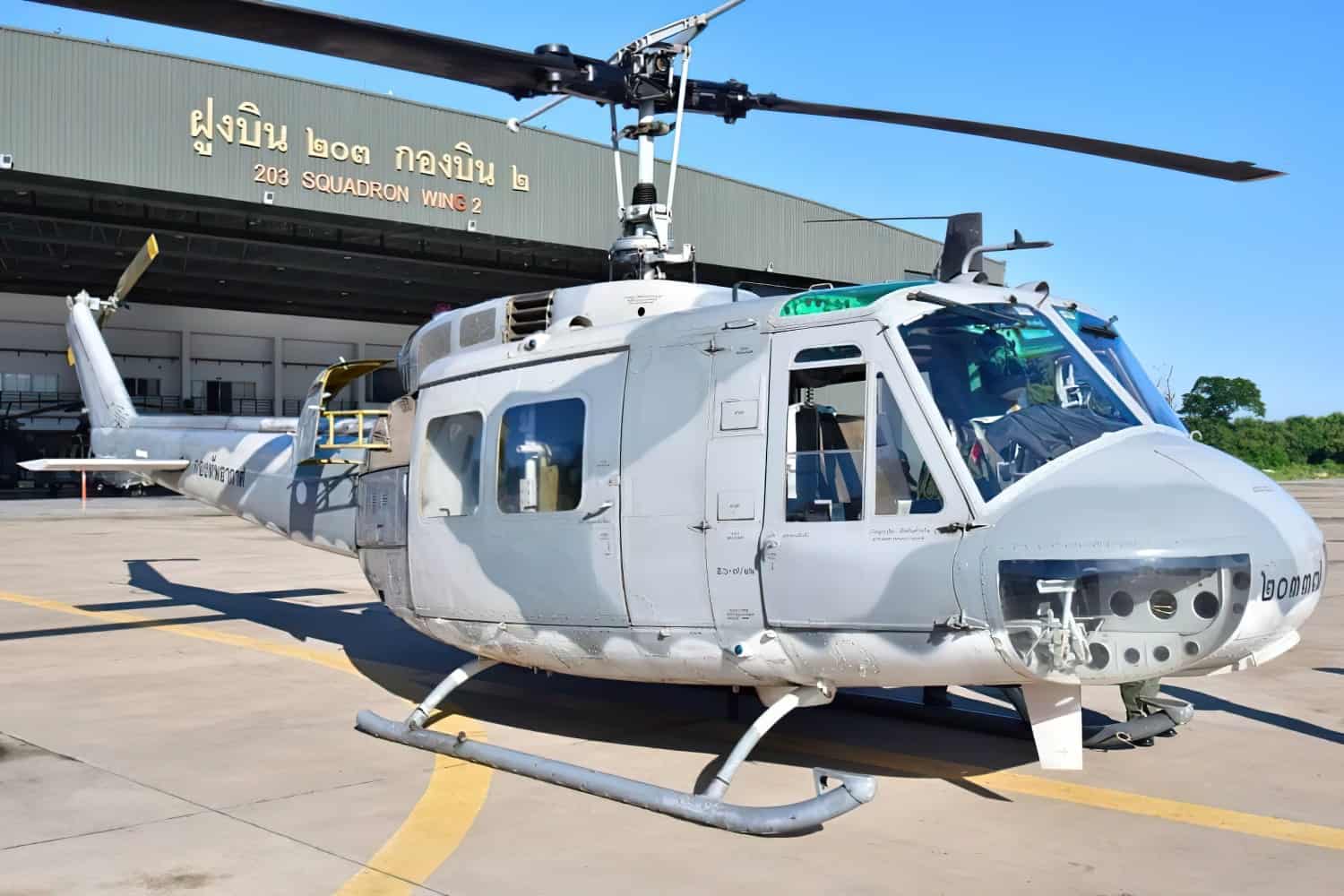 Вертоліт UH-1H Huey ПС Таїланду відправлений у музей. Вересень 2021