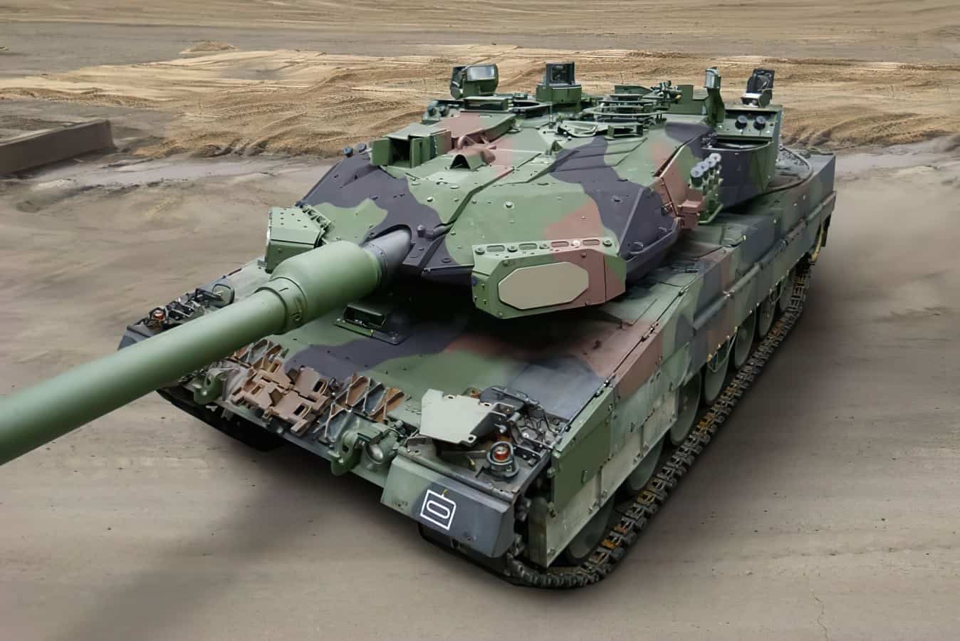 Німецький танк Leopard 2 із комплексом активного захисту Trophy