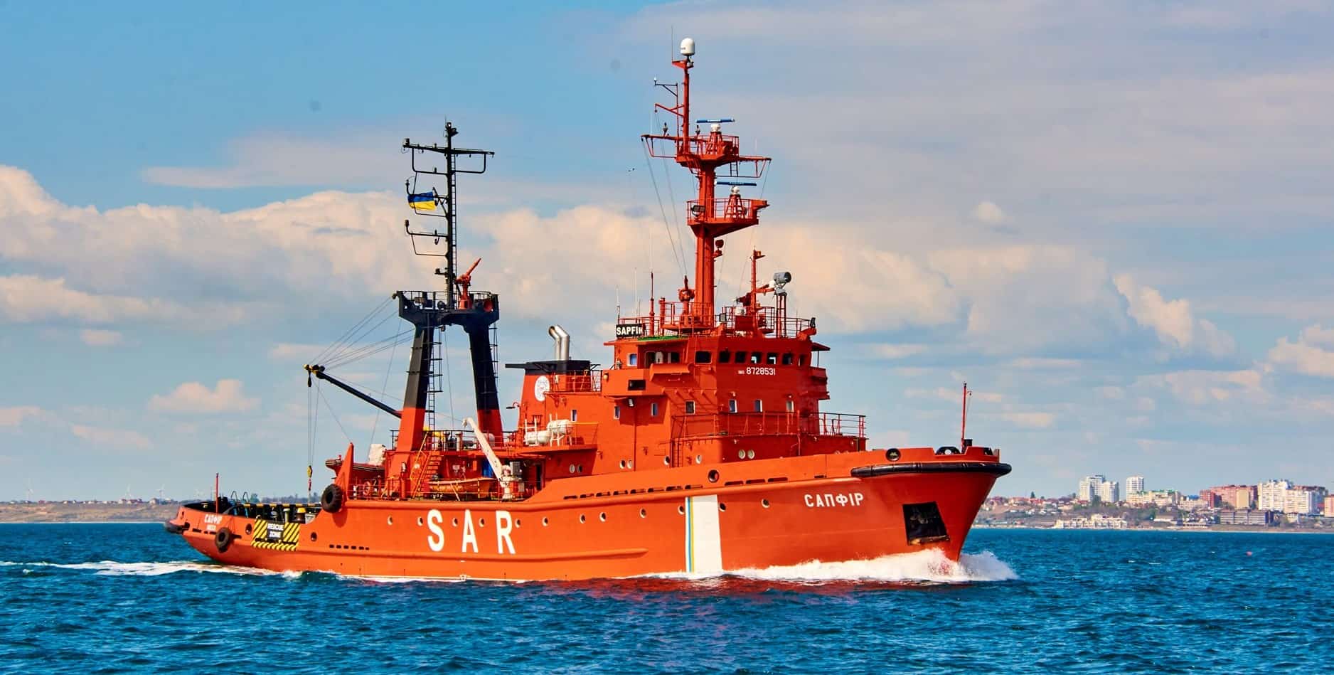 Пошуково-рятувальне судно проєкту 1454 «Сапфір». Жовтень 2021