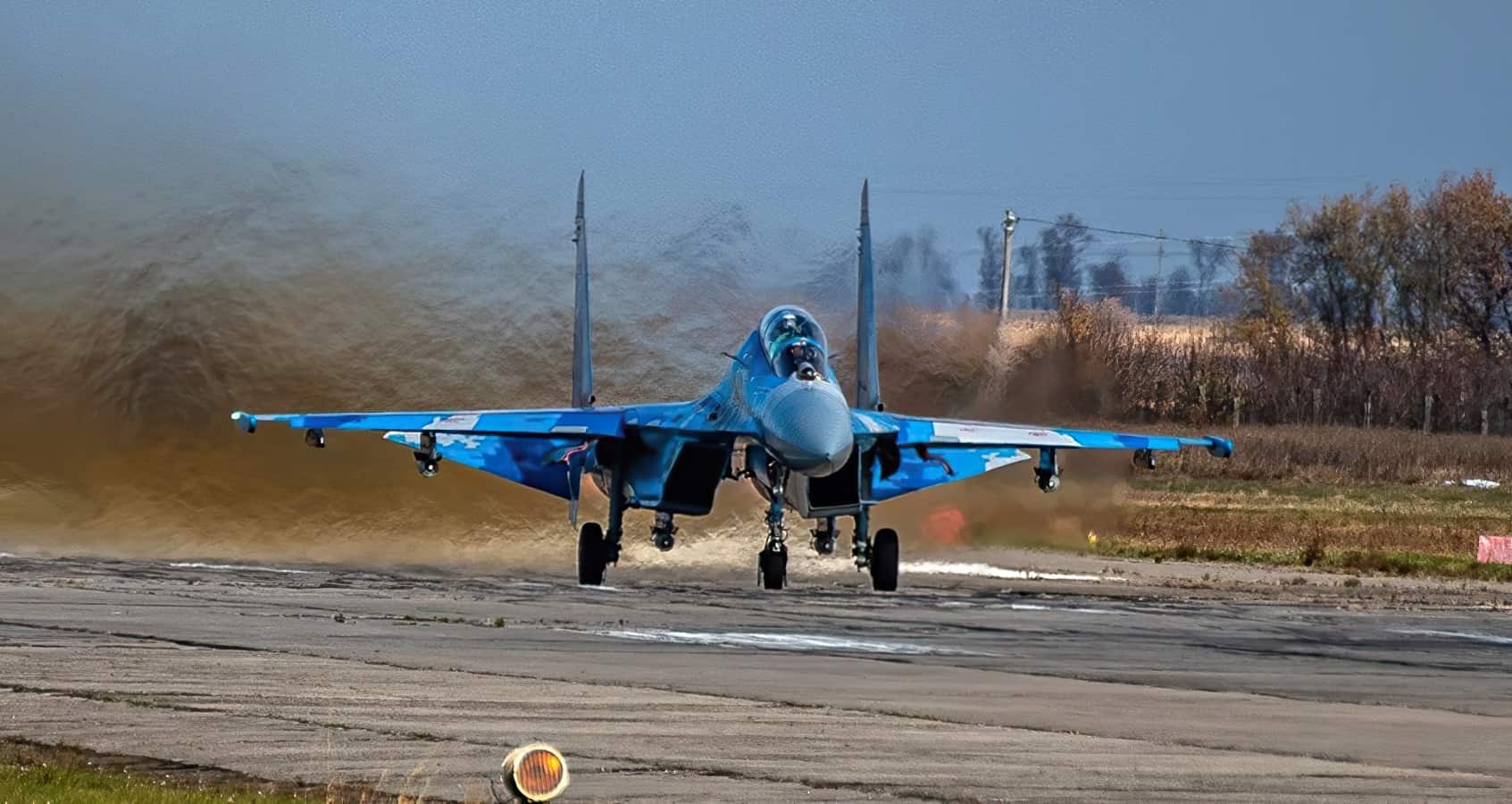 Випробування літака Су-27УП2М. Листопад 2021. Фото: ЗСУ