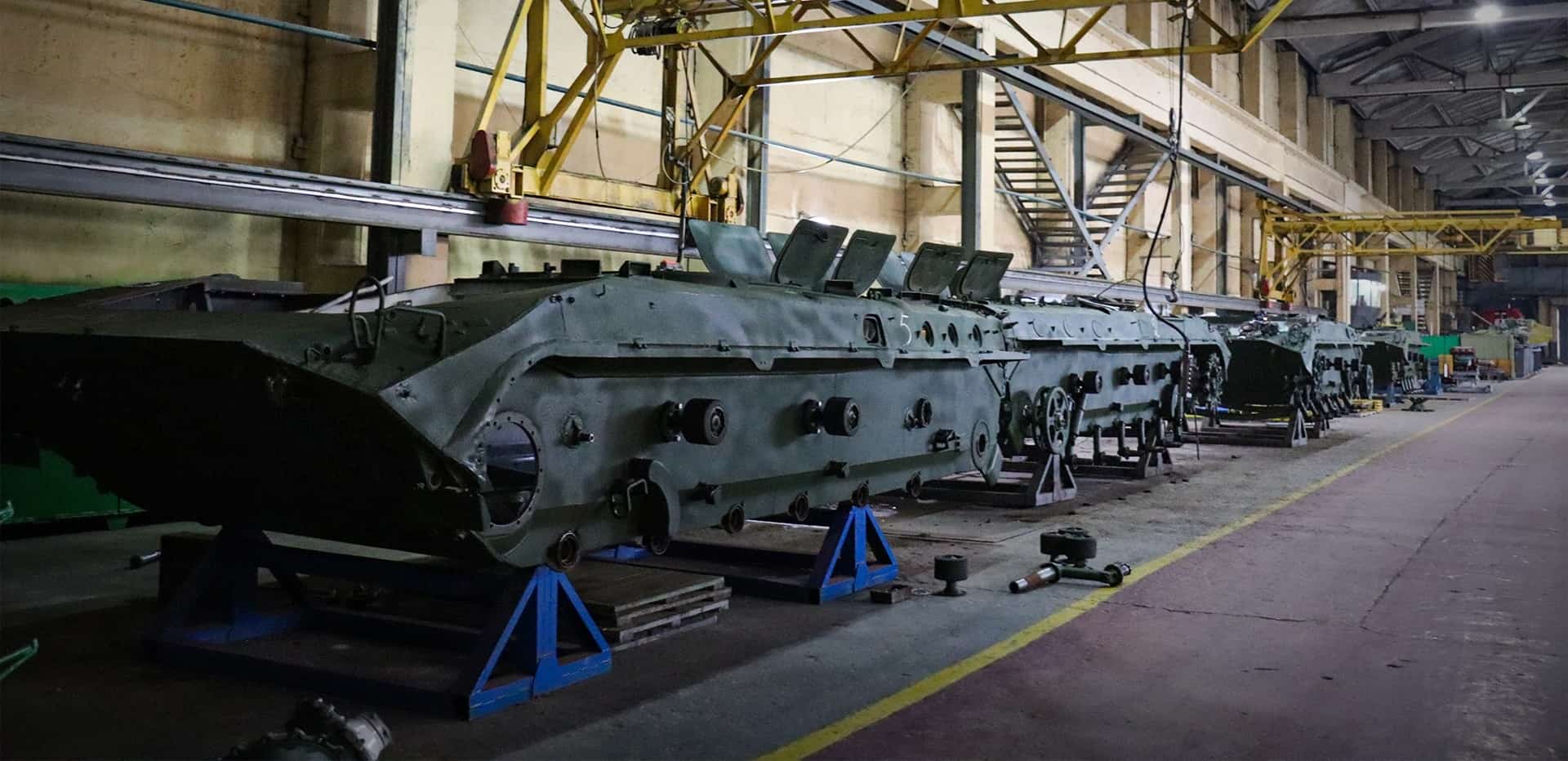 Роботи над БМП-1 на ДП «Львівський бронетанковий завод». Жовтень 2021. Фото: Укроборонпром