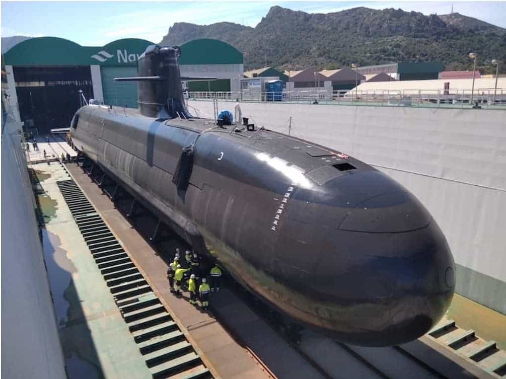 Підводний човен Іспанії S-81 «Isaac Peral» проєкту S-80. Осінь 2021. Фото: Navantia