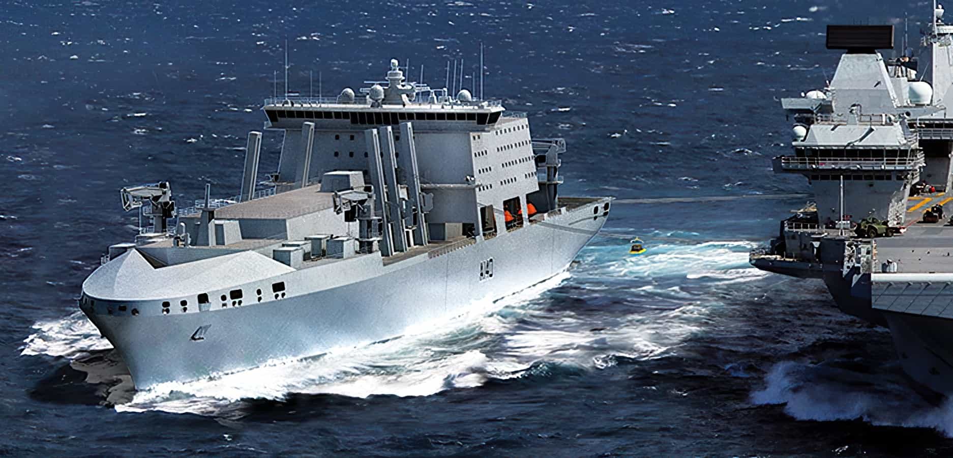 Ілюстрація нового корабля підтримки Fleet Solid Support (FSS)